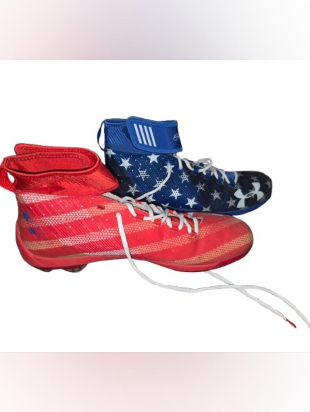 RARE Under Armour Harper 2 Mid ST USA Limited Edition Baseball Cleats Men Sz 15